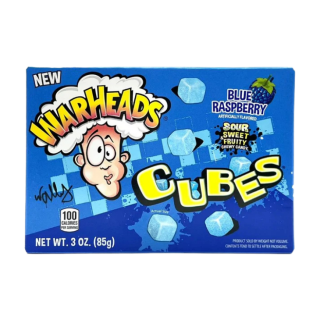 Warheads Blue Rasperry Cubes